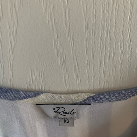 Rails stripe linen dress size xs - Picture 4 of 4